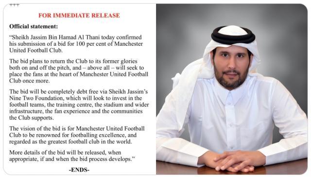 1676677938401022538.jpg 开云体育网址-创世界纪录的报价?!卡塔尔资本正式报价曼联